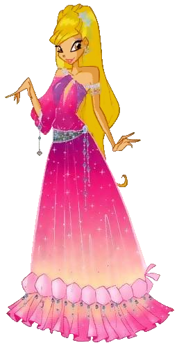 Winx-Fairies stella princess ball